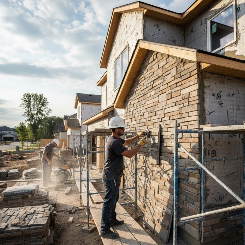 Brick Exterior Installation